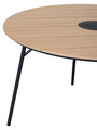 Trädgårdsbord Montana Teak-look Ø130 cm Sunlife